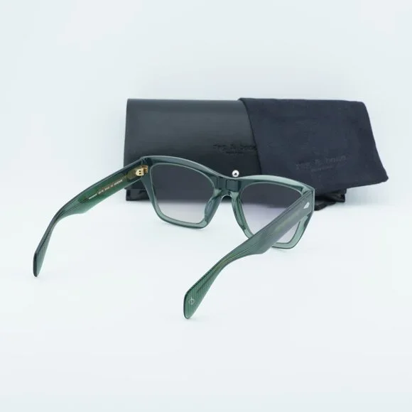 Rag & Bone RNB1046/G/S 01ED PR Square Sunglasses - Green/Grey Rag & Bone Rnb 1046/G/S Sunglasses | FREE Shipping - SOLD OUT main image 4